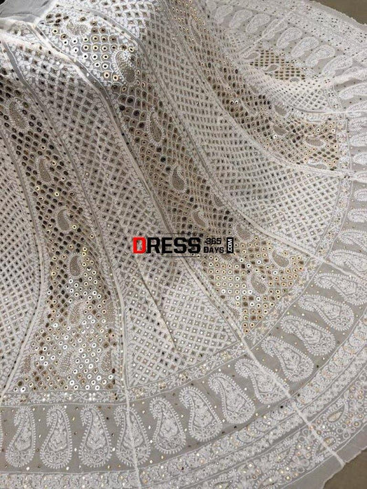 chikankari lehenga