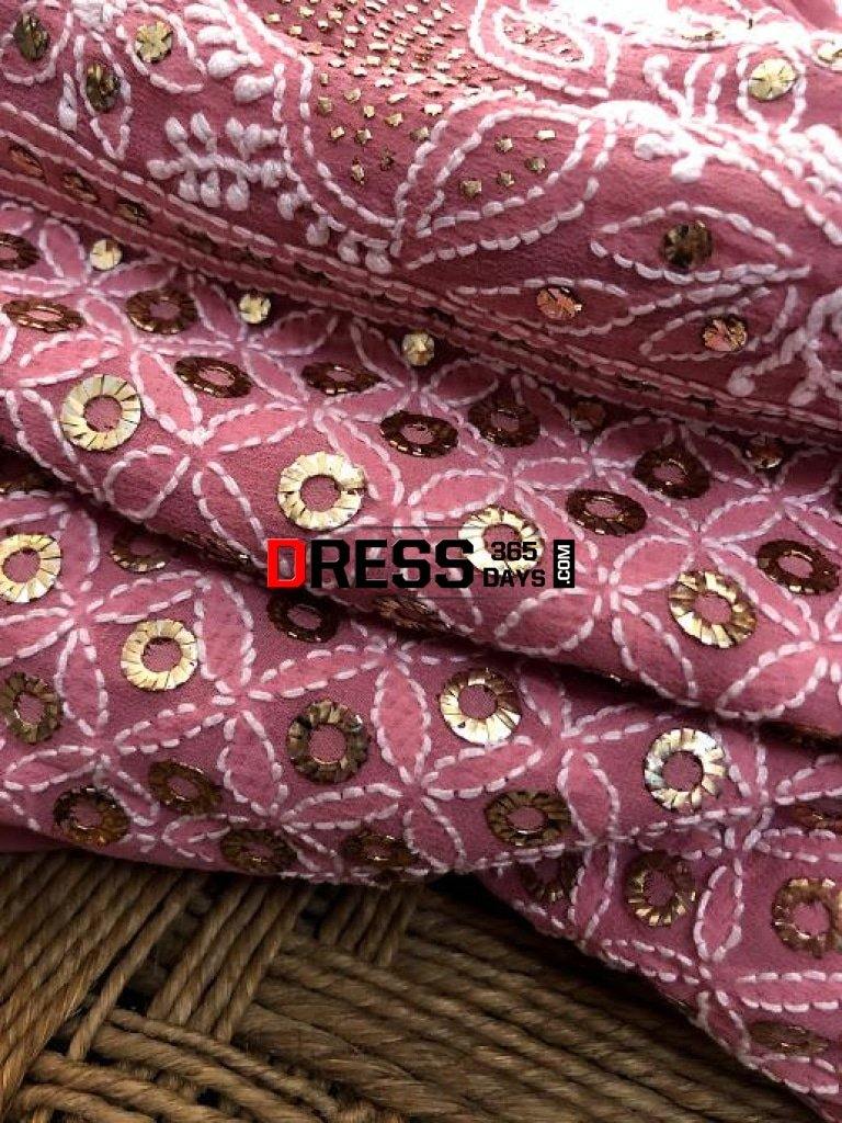 Ring Mukaish Chikankari Suit Suits