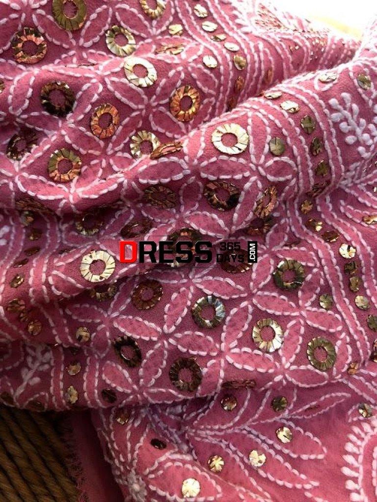 Ring Mukaish Chikankari Suit Suits