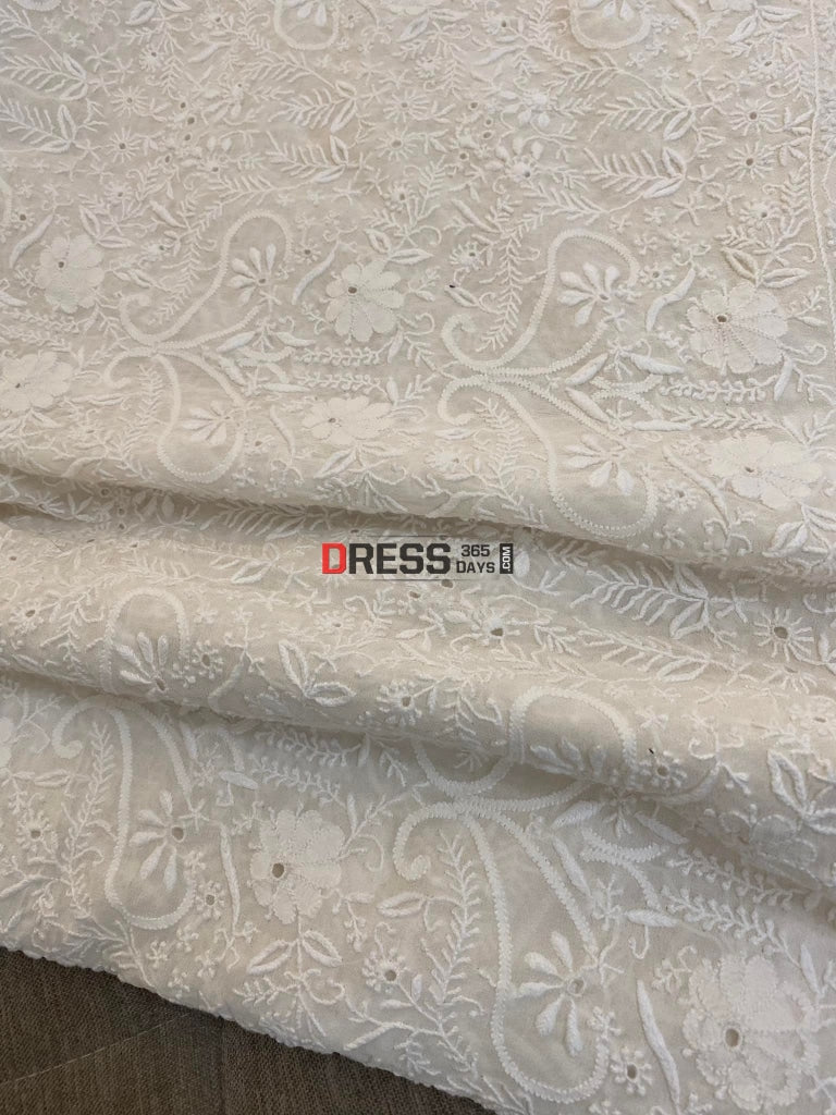 Superfine Lucknow Chikankari Saree