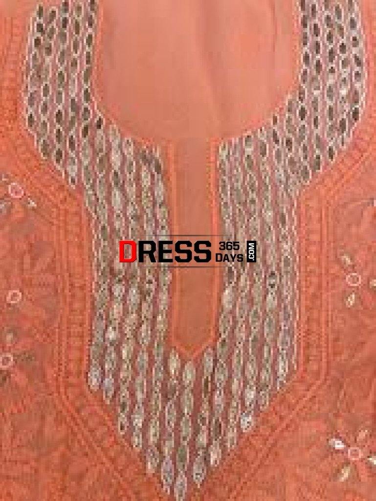 Viscose Georgette Gota Patti And Beads Chikankari Suit Suits