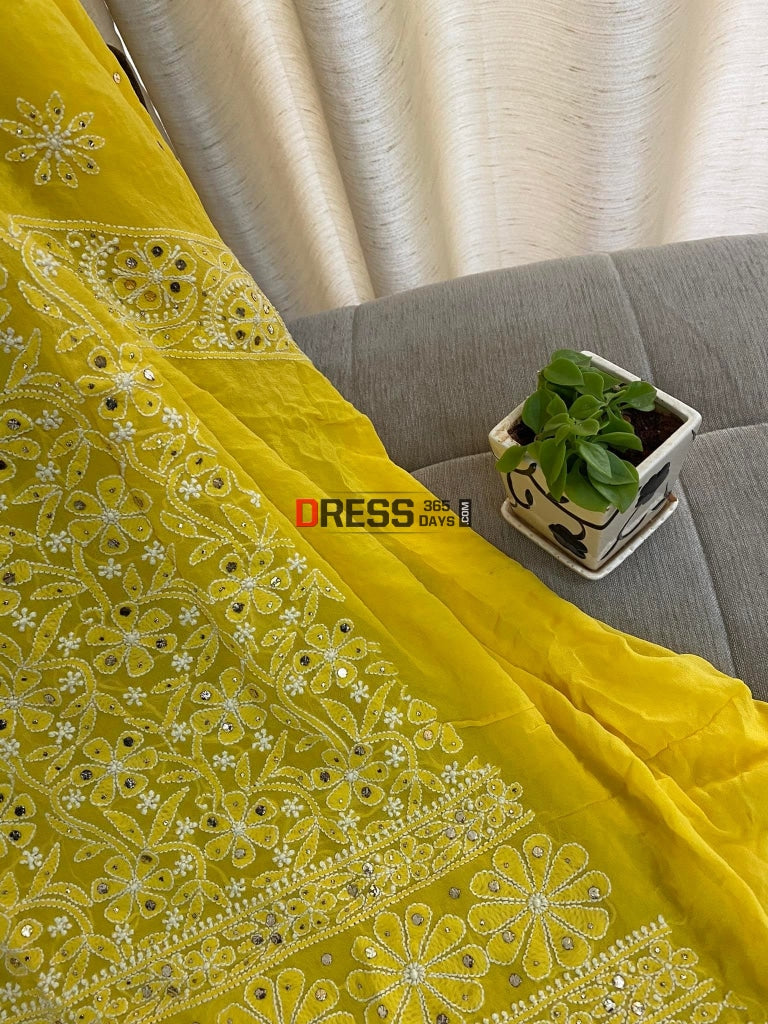 Sage Green Cotton Chikankari Kurti Fabric (Only Kurti)- Festive Collec –  Dress365days